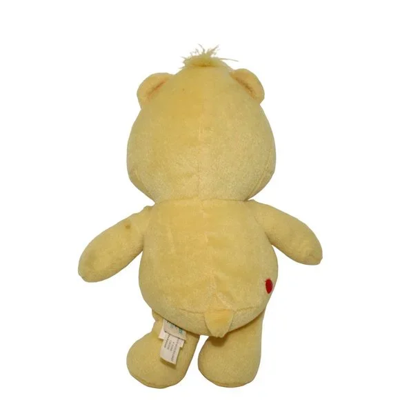 Vintage Care Bears 2003 Yellow Plush Stuffed Birthday Bear Birthday Cupcake 10" - Picture 2 of 3